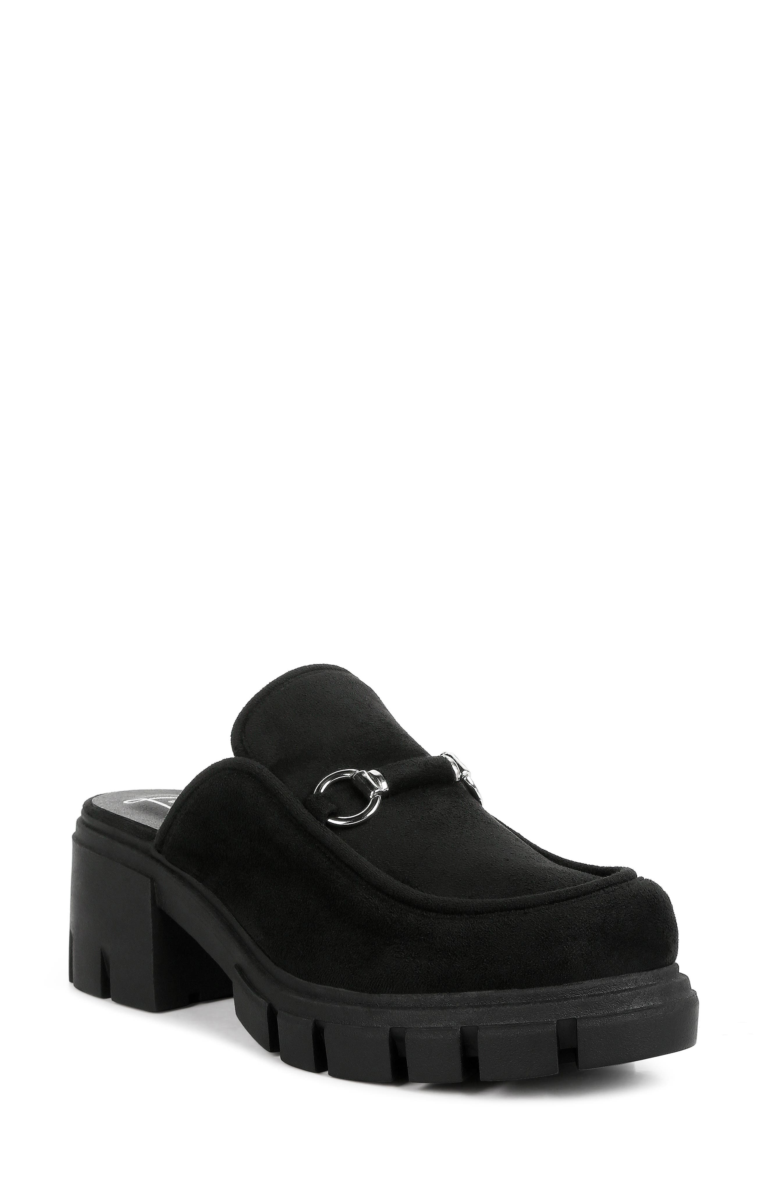 LONDON RAG Prosper Velvet Mule