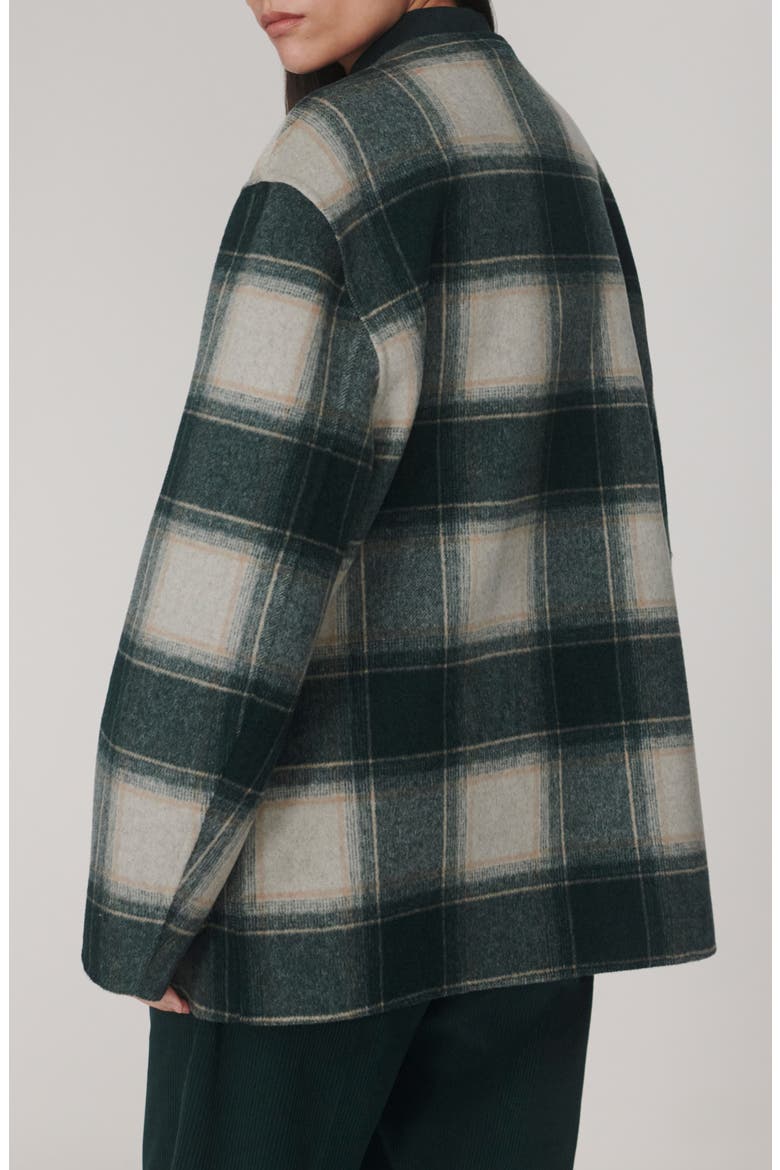Alderton Scarf Wool Blend Coat, Alternate, color, PONDEROSA PINE CHECK