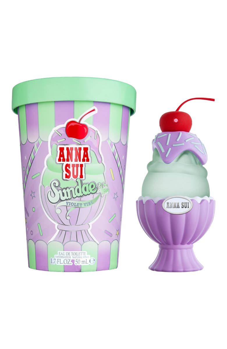 Anna Sui Sundae Violet Vibe Eau de Toilette, Alternate, color, Purple