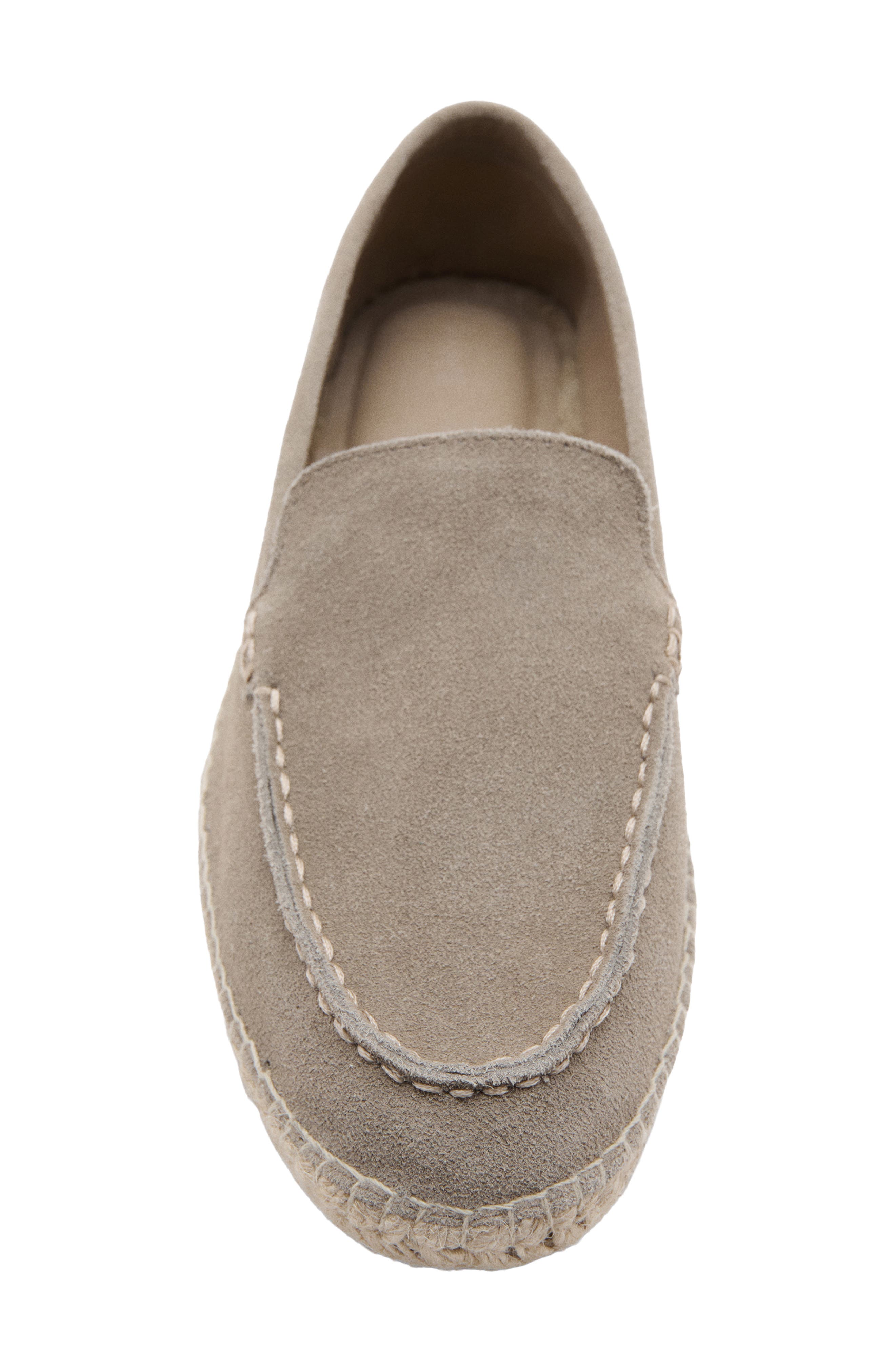Jute Leather Loafer, Alternate, color, MEDIUM BROWN