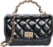 URBAN EXPRESSIONS Quilted Faux Leather Crossbody Bag