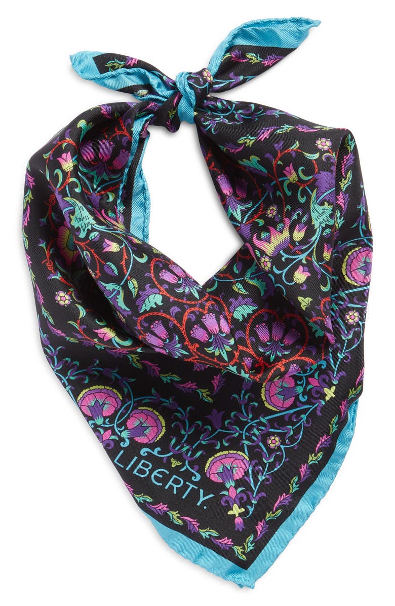 Liberty London Lodden Floral Silk Scarf, Main, color,