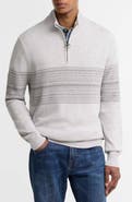 Barbour Millwood Fair Isle Half Zip Sweater