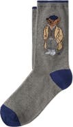 Polo Ralph Lauren Fall Bear Cotton Blend Crew Socks