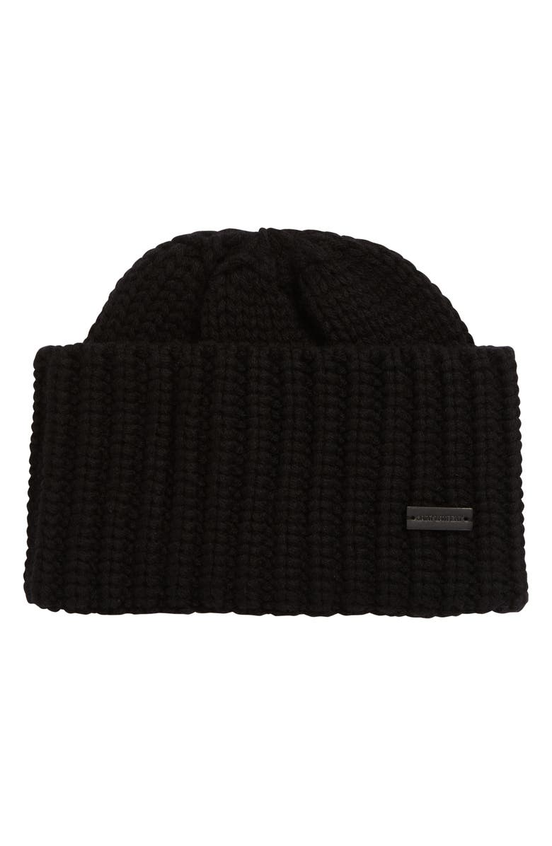 Saint Laurent Cuffed Cashmere Beanie, Main, color,