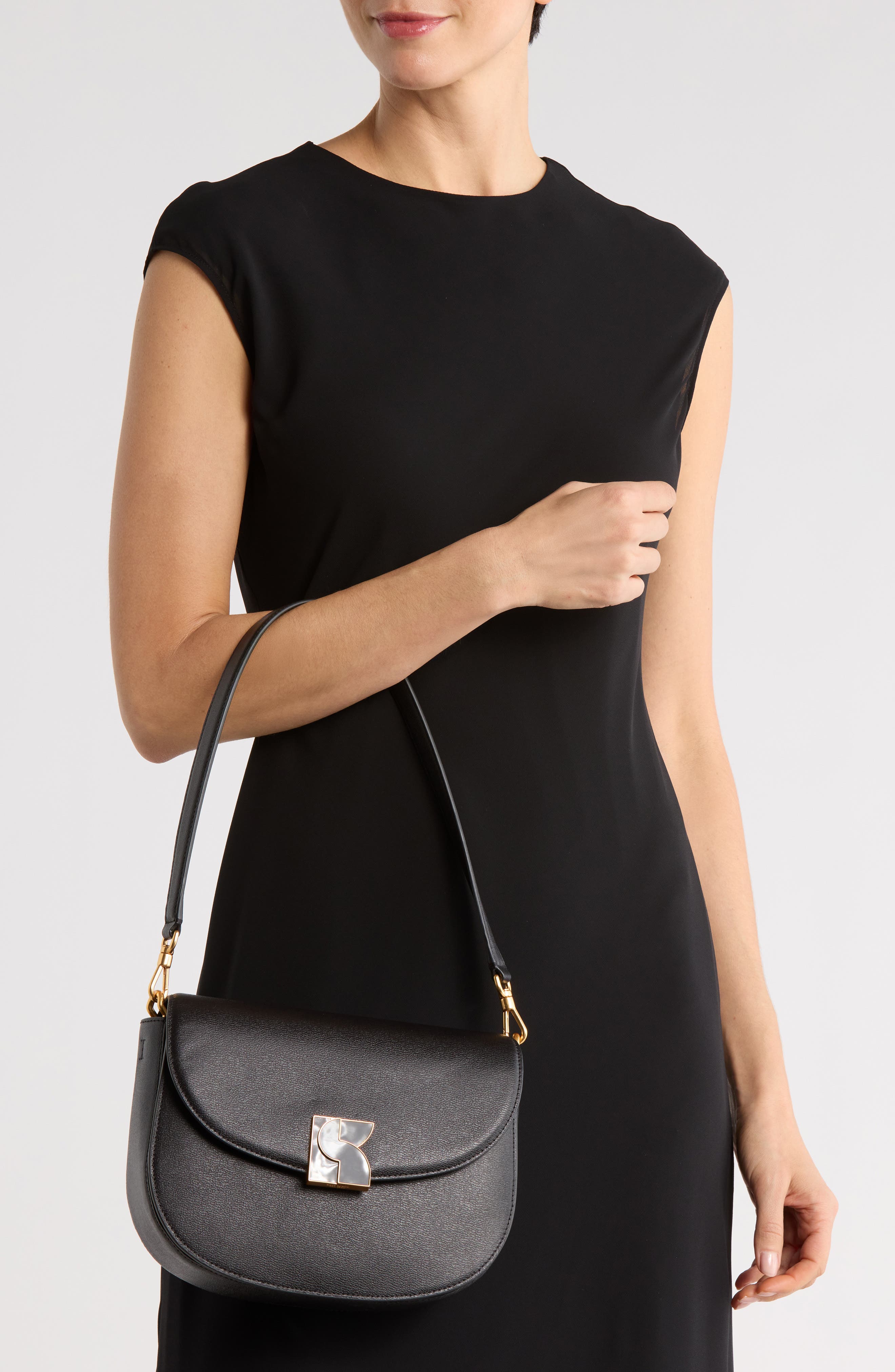 Kate Spade New York dakota textured medium shoulder bag, Alternate, color, Black