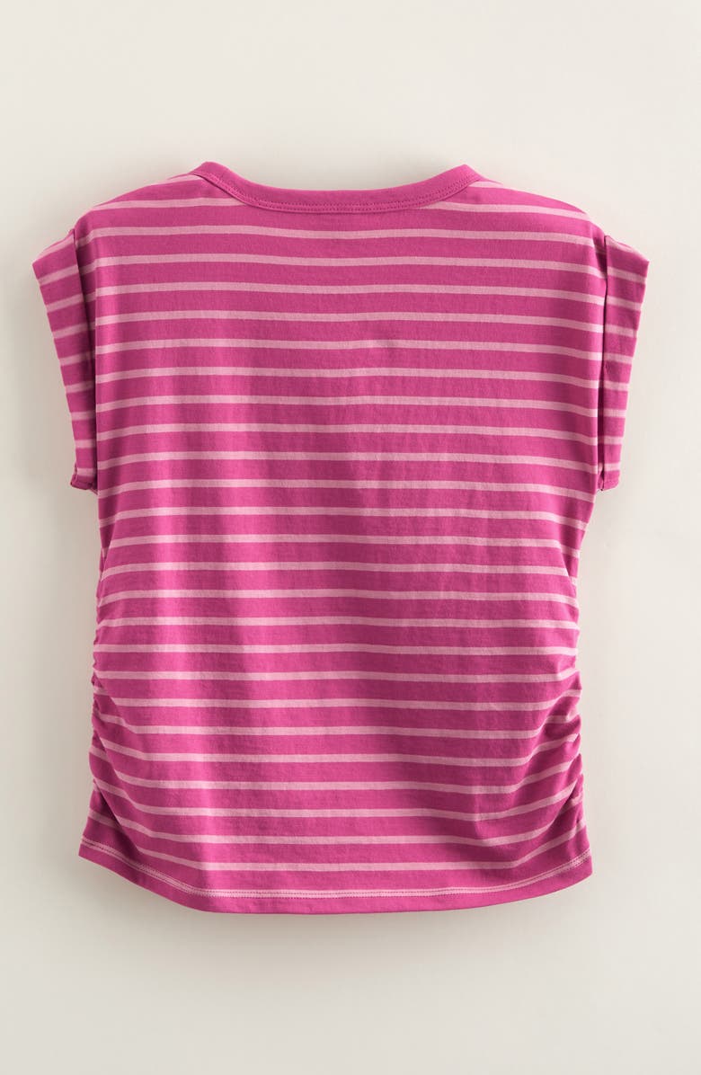 Nordstrom Kids' Ruched Side T-Shirt, Alternate, color, 