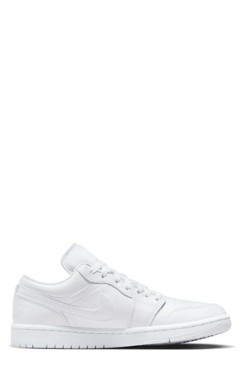 Jordan Air 1 Low Sneaker In White/white/white