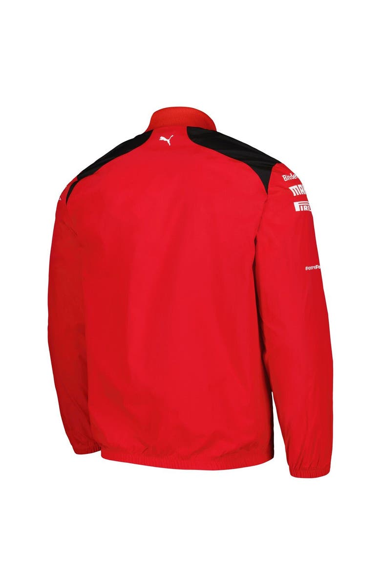 PUMA Men's Puma Red Scuderia Ferrari Team Full-Zip Jacket, Alternate, color,