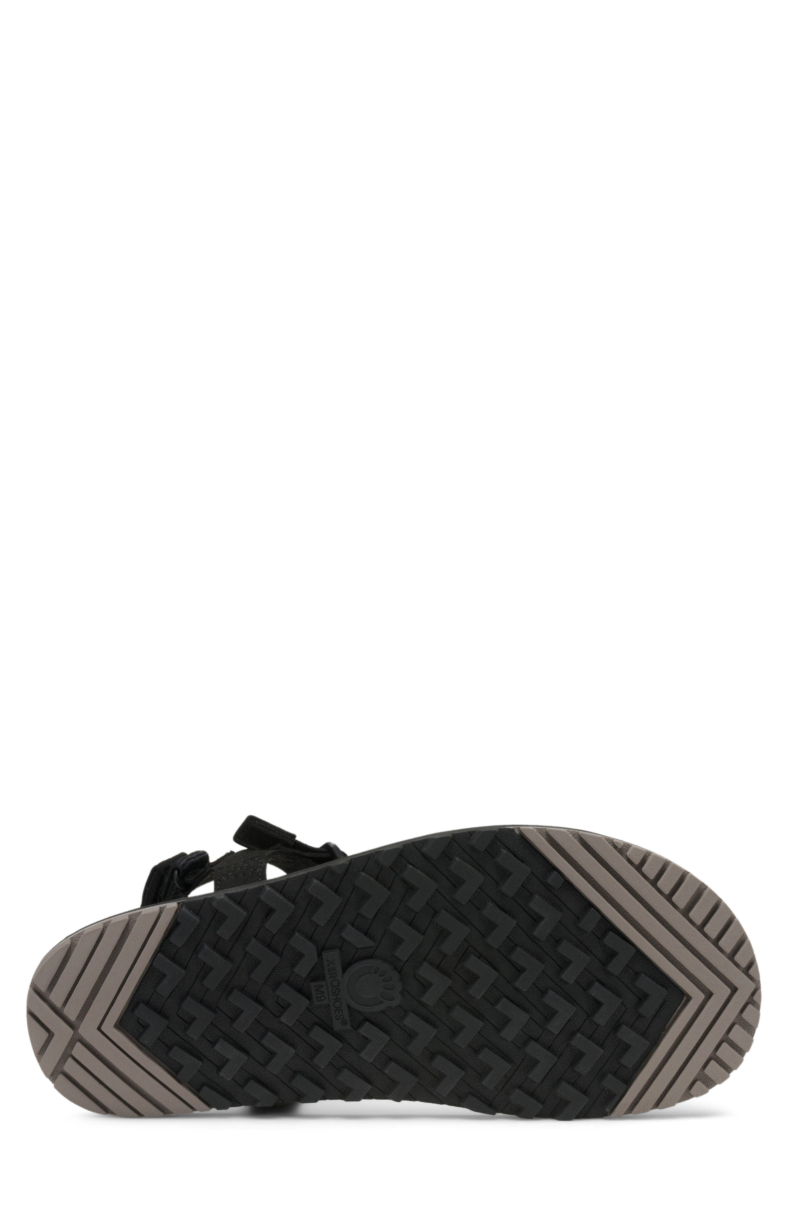 XERO SHOES H-Trail Barefoot Huarache Running Sandal, Alternate, color, Black
