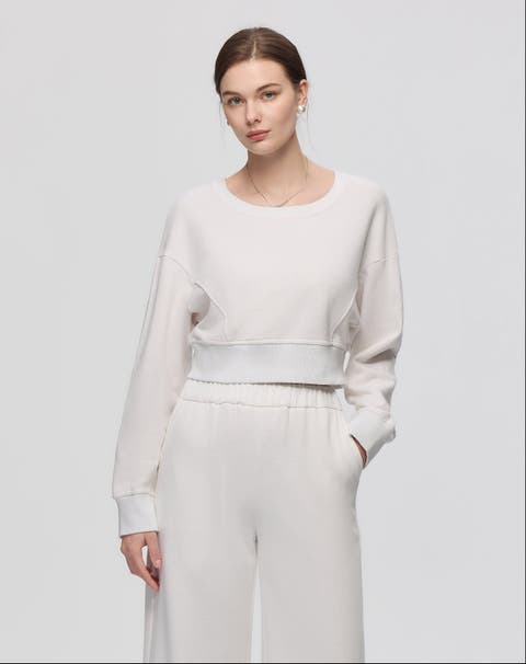 Hemp Essentials Fleece Cropped Sweater