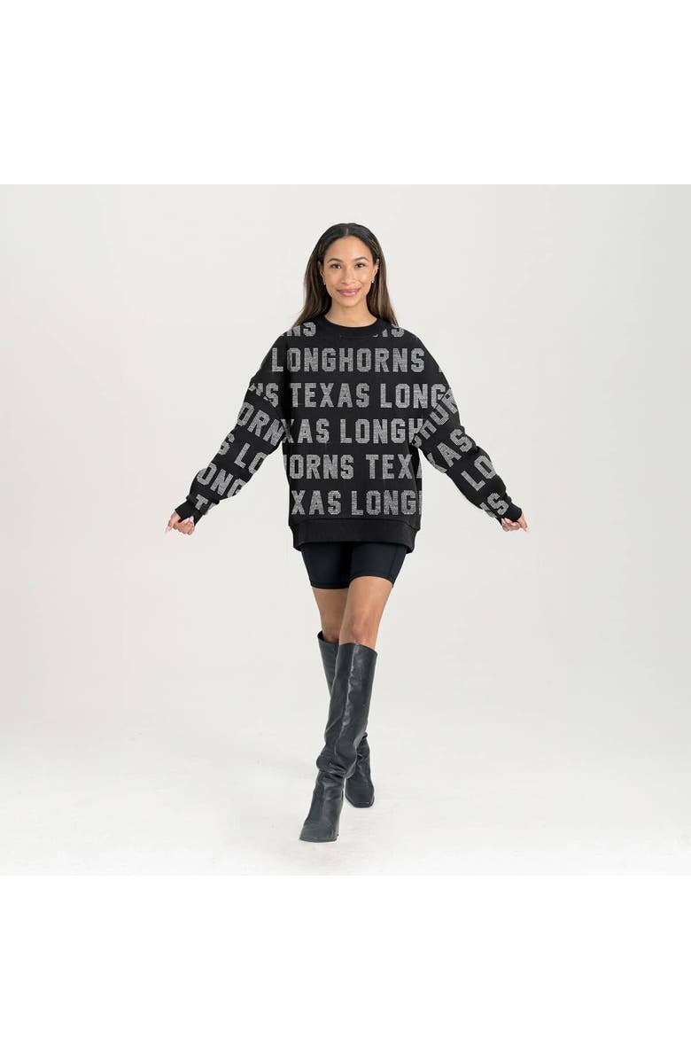 GAMEDAY COUTURE Women's Gameday Couture Black Texas Longhorns Hype Era Sweatshirt, Alternate, color, Black