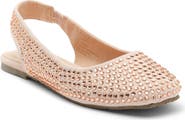 Reaction Kenneth Cole Esme Rhinestone Embellished Slingback Flat
