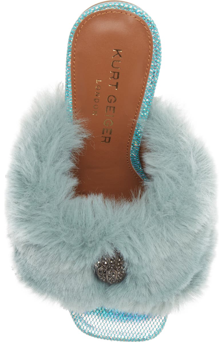 Kurt Geiger London Kensington Faux Fur Platform Sandal, Alternate, color,
