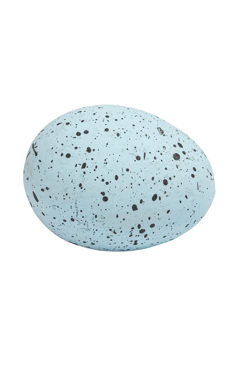 Storied Home Boxed Set of 12 Blue Speckled Ceramic Robin Eggs, Alternate, color,