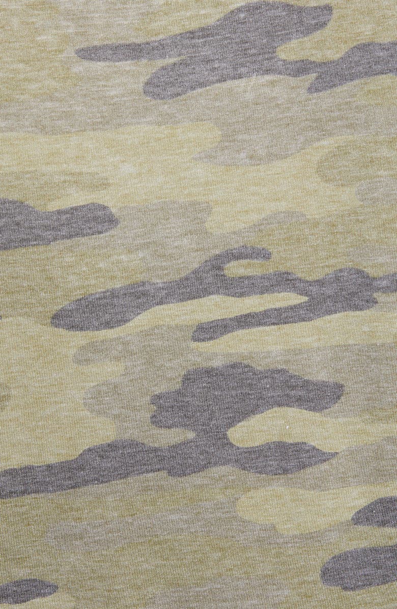 Lucky Brand Flower Logo Camo Tee, Alternate, color, 