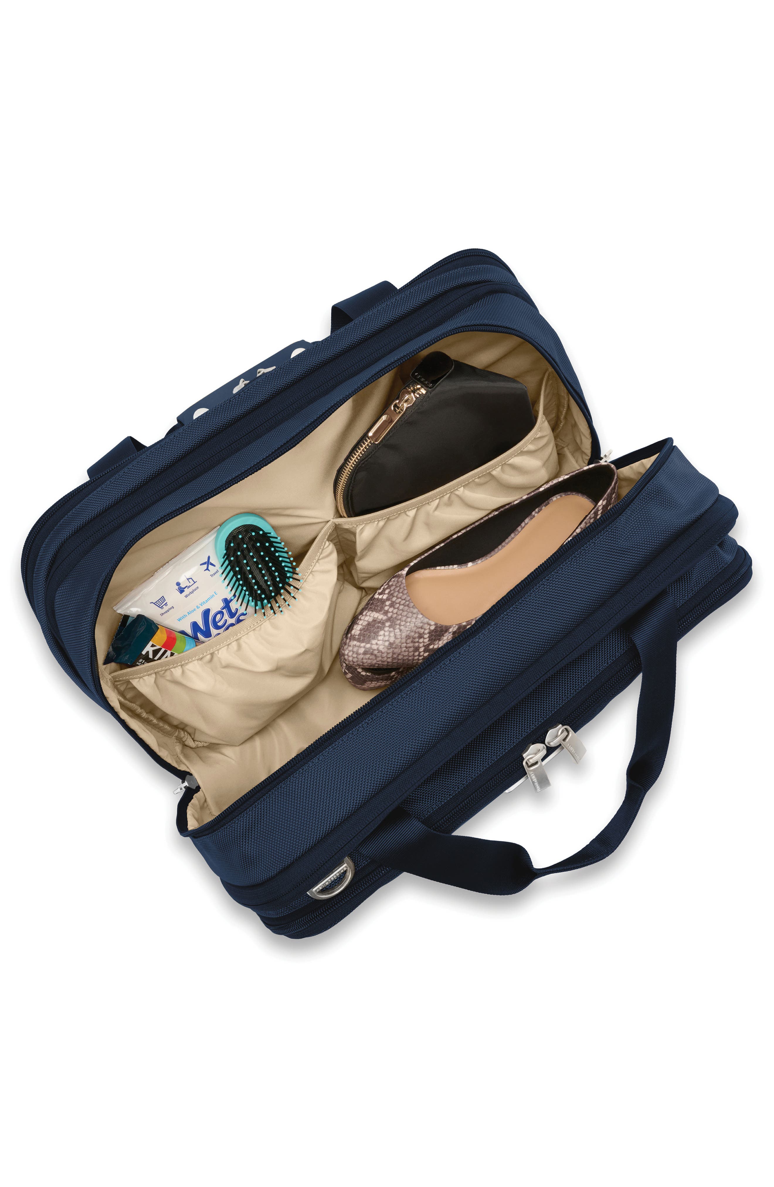 Baseline 17-Inch Expandable Cabin Bag, Alternate, color, NAVY
