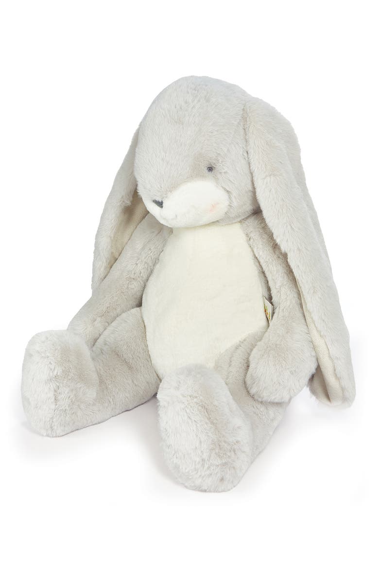 Big Nibble Bunny Stuffed Animal, Alternate, color, GRAY