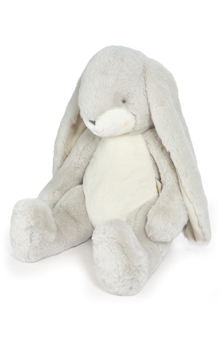 Bunnies by the Bay Big Nibble Bunny Stuffed Animal, Alternate, color, Gray