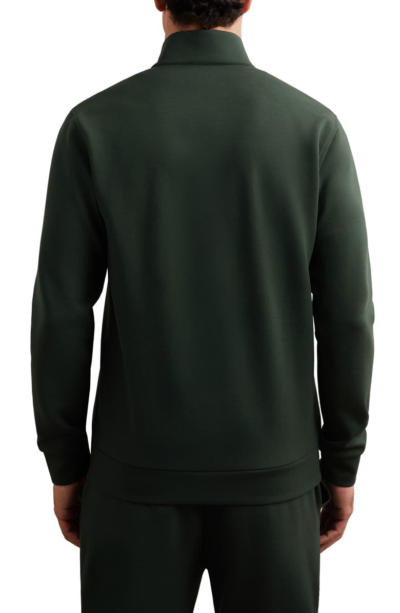 Reiss Newland Quarter Zip Pullover, Alternate, color, Dark Sage Green