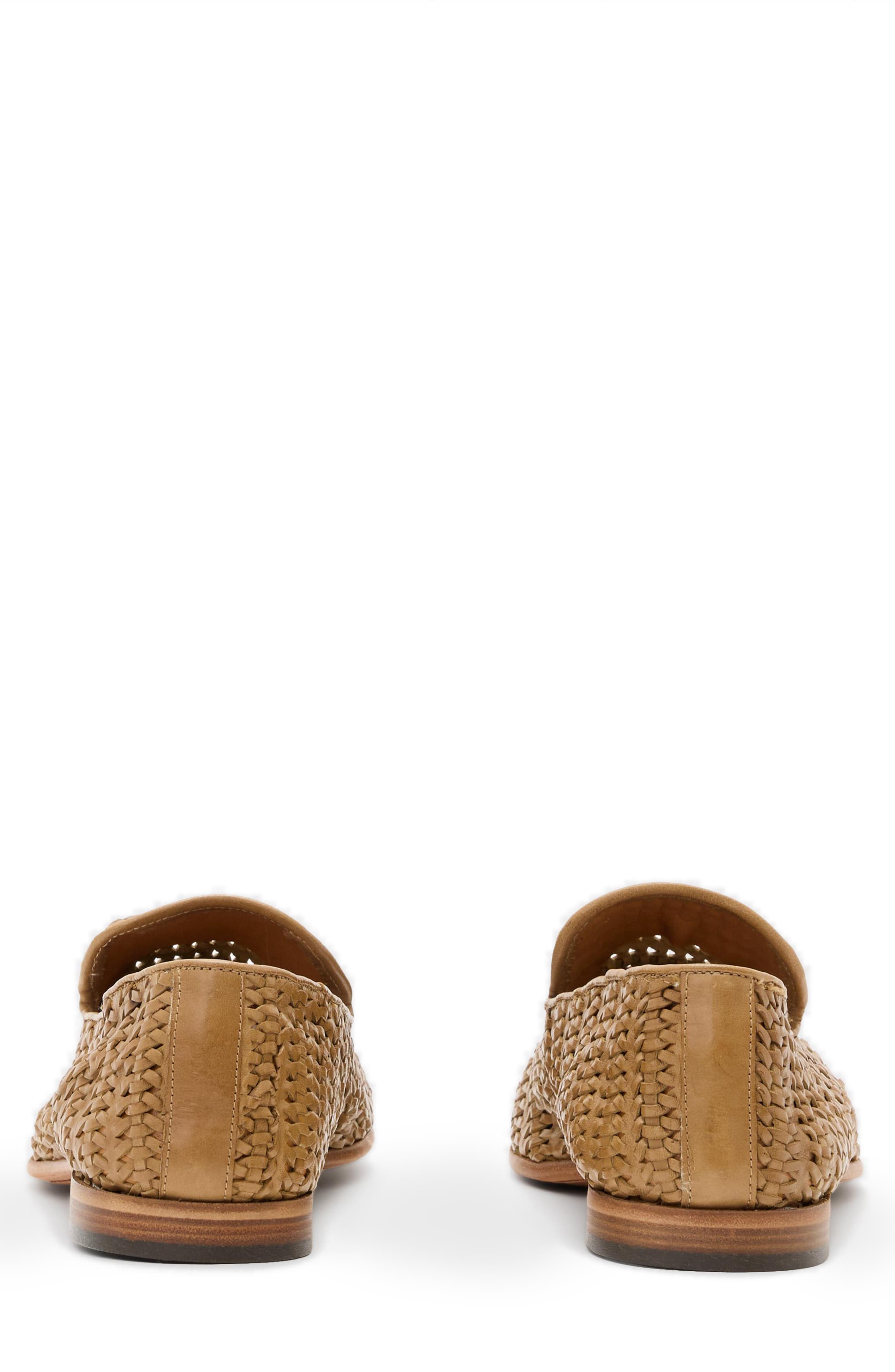 Venice Woven Slip On Shoe, Alternate, color, WOOD BROWN