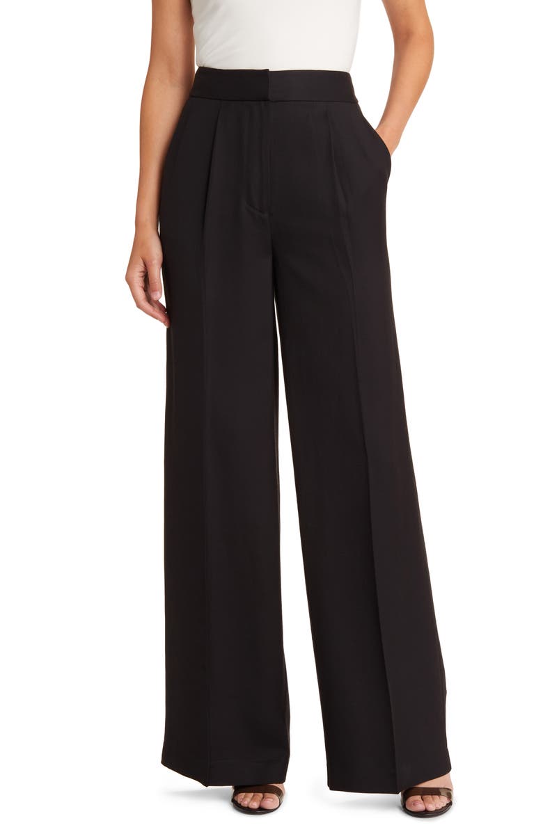 Milly Noelani Wide Leg Twill Pants, Main, color, 