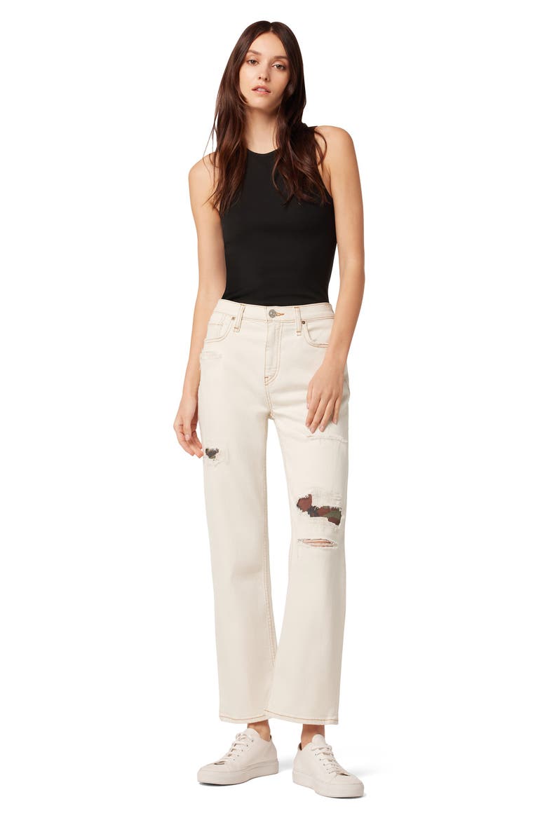 Remi Straight Ankle Jeans, Alternate, color, RIP AND REPAIR
