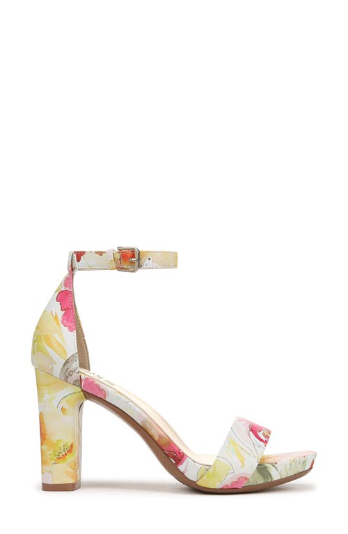 Naturalizer Joy Ankle Strap Sandal In Sunlight Yellow Multi