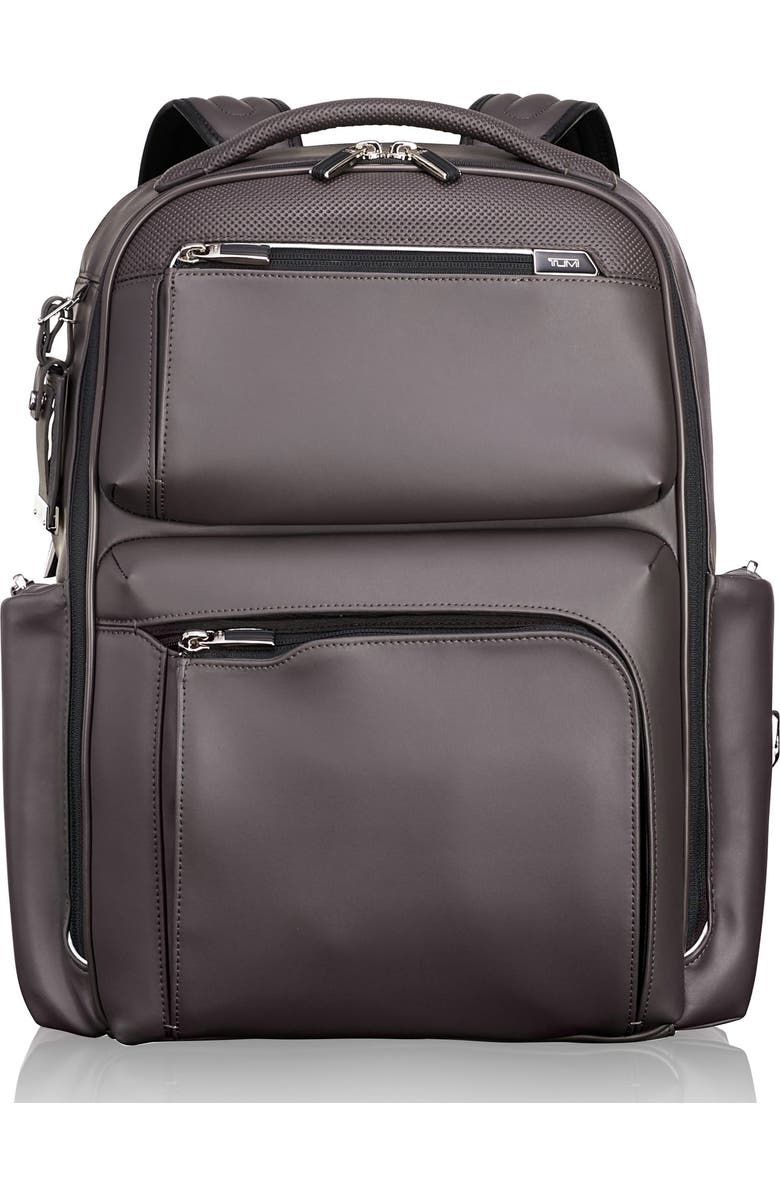 Tumi Arrivé - Bradley Leather Backpack, Main, color,