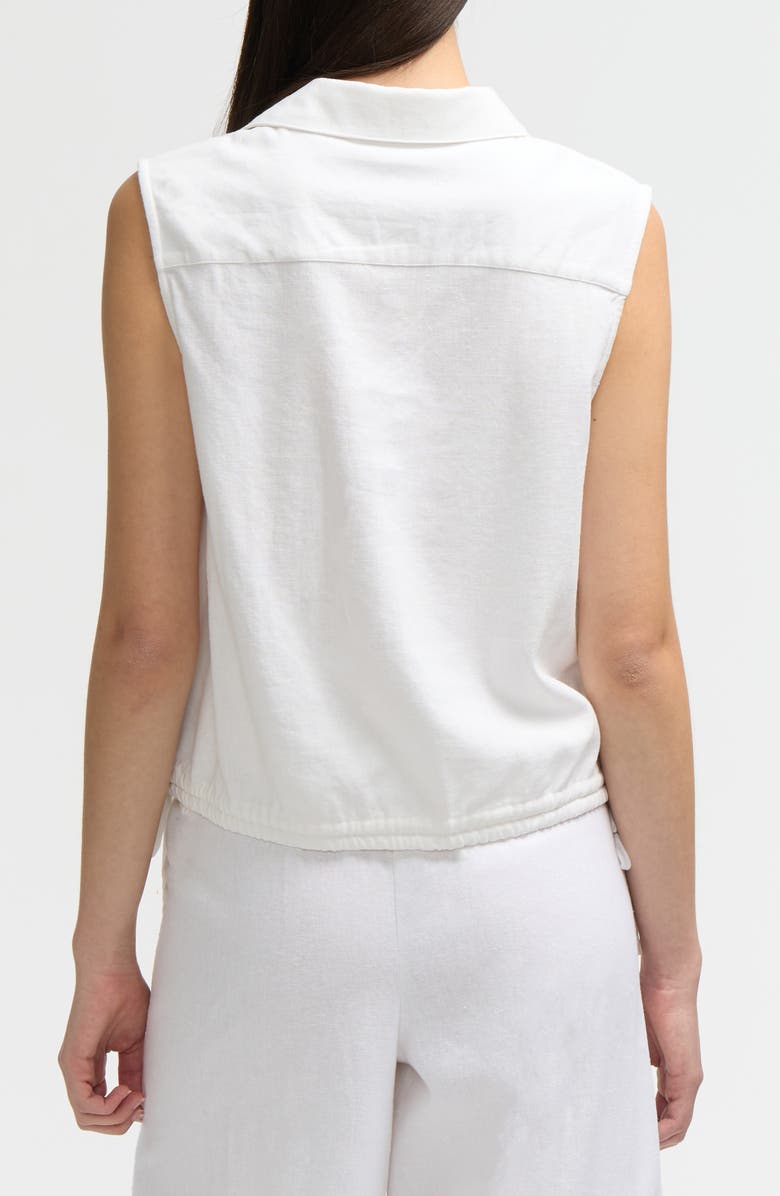 NVLT Sleeveless Drawstring Hem Top, Alternate, color, 