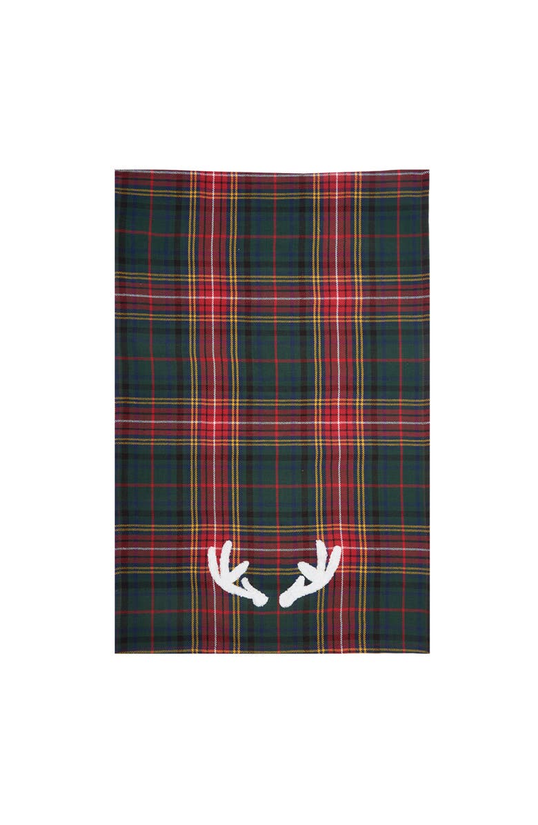 C&F Home Green Lennox Antlers Towel, Alternate, color, Green