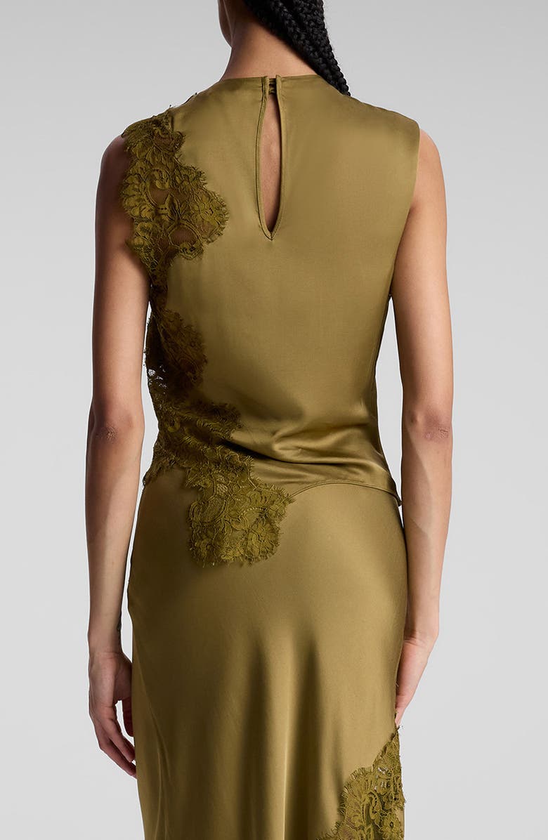 A.L.C. Gracie Asymmetric Satin Top, Alternate, color,