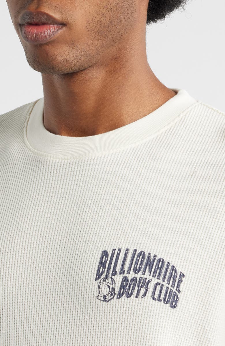 Billionaire Boys Club Thermal Knit Sweatshirt, Alternate, color, Whisper White