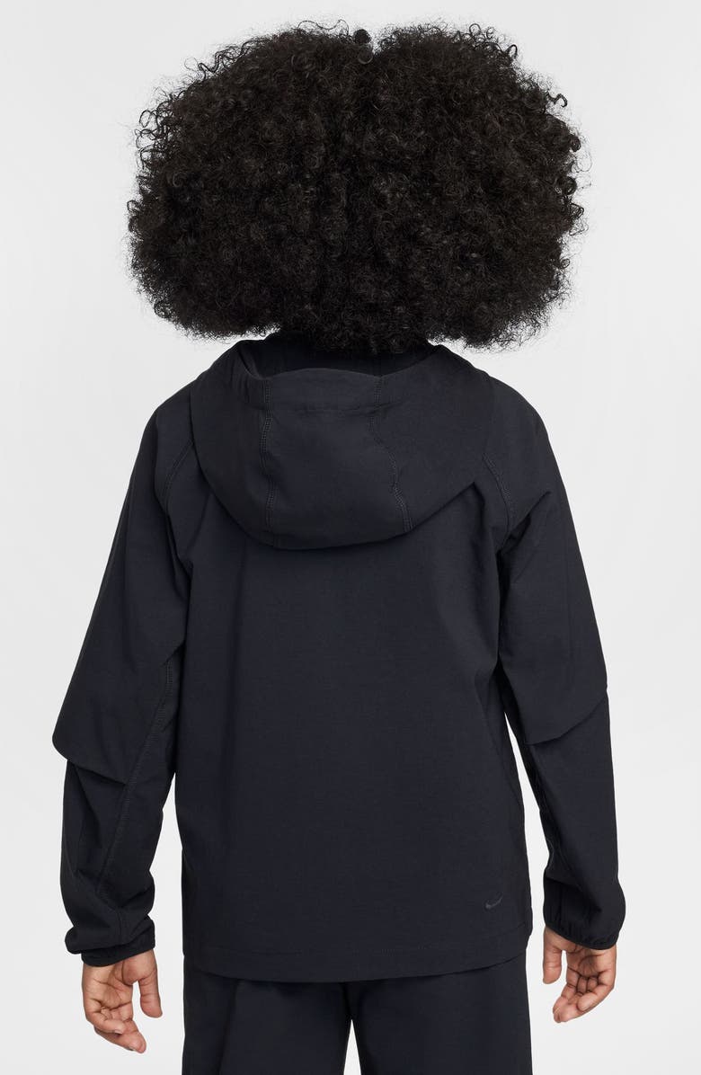 Nike Tech Hooded Performance Zip Jacket, Alternate, color, Black/ Black/ Black