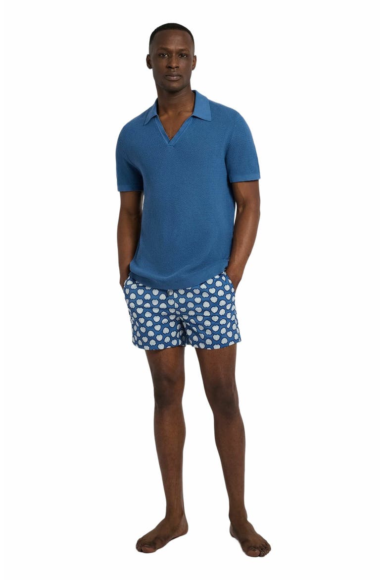 Charles 4" Swim Trunk, Main, color, DARK BLUE MULTI