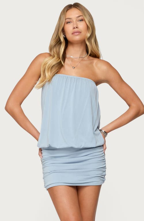 Edikted Paloma Strapless Mini Dress
