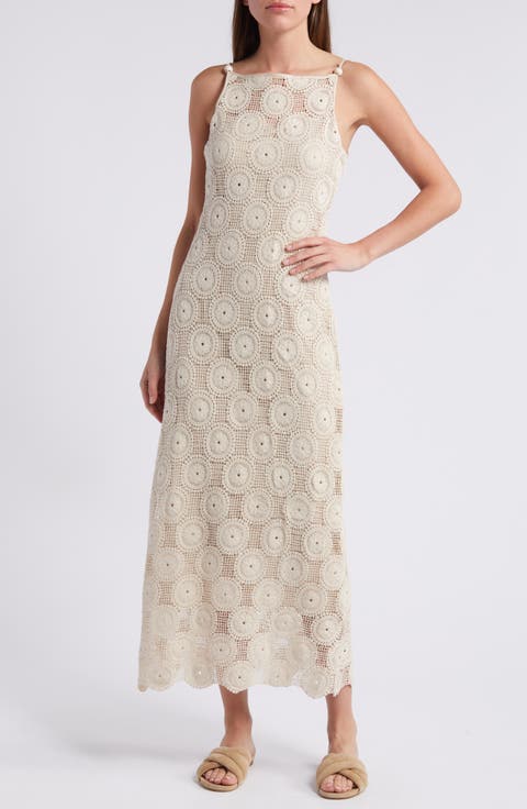The Hania Open Stitch Cotton Dress
