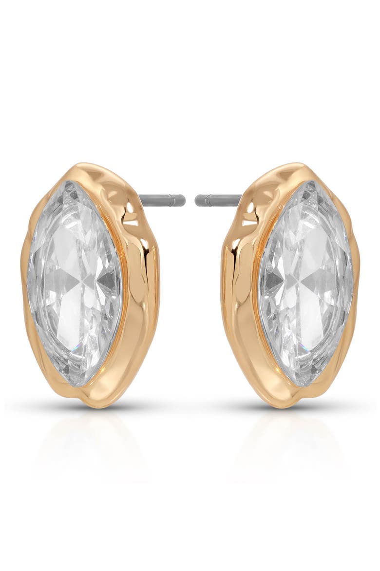 Crystal Luxe Mini Stud Earrings, Alternate, color, GOLD