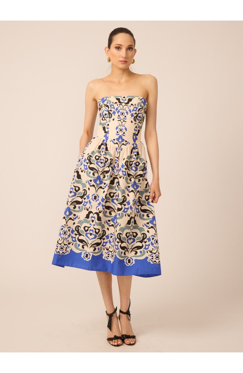 Gilner Farrar Luanna Dress, Main, color, Porto Print