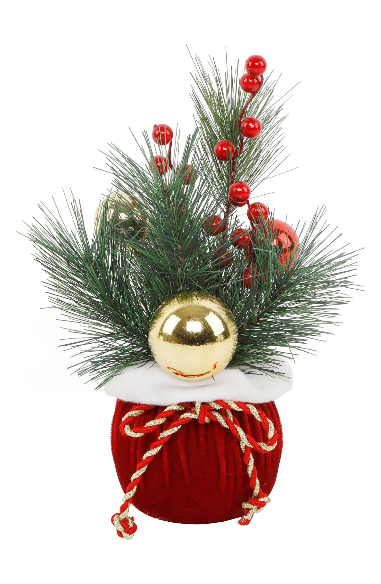 FLORA BUNDA 7"x12"H Christmas Tree Gift Bag