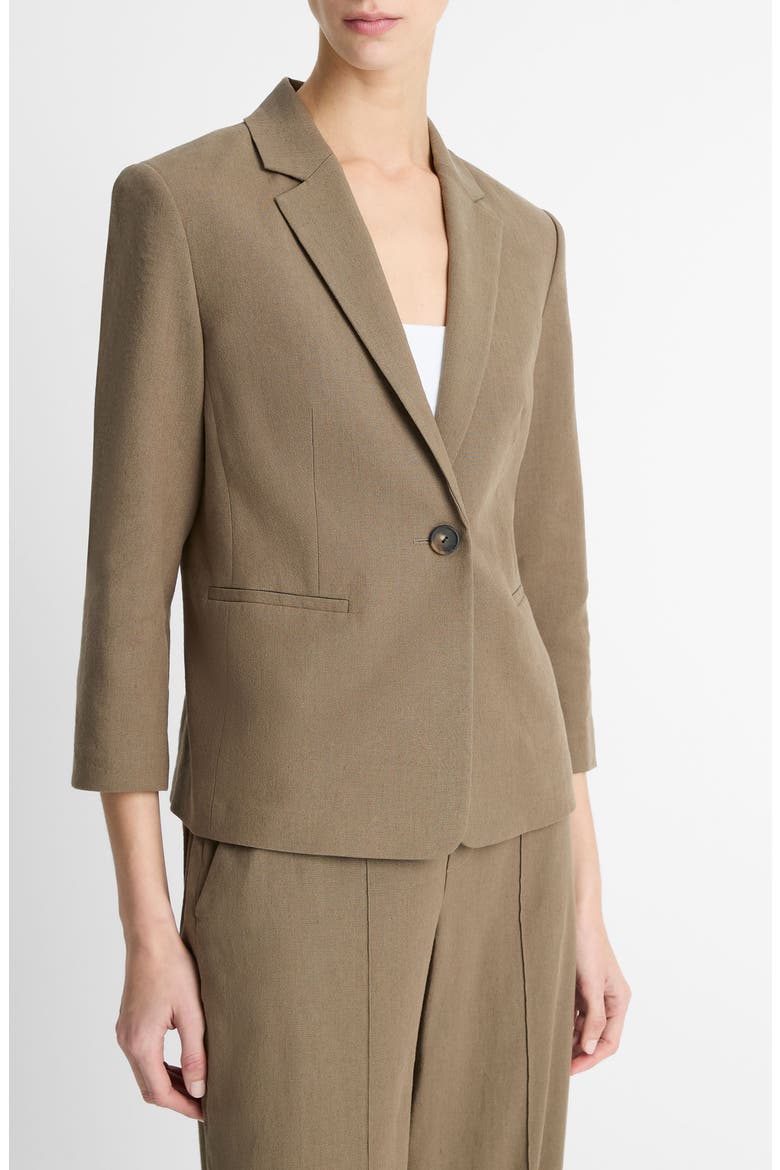 Shrunken Blazer, Alternate, color, MOSS SMOKE