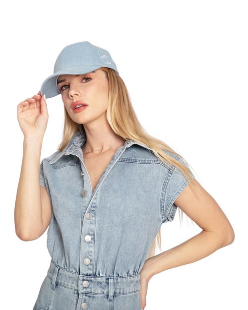 Belle & Bloom Belle Baseball Cap In Blue
