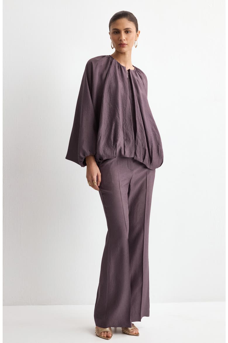Straight Leg Pants, Alternate, color, PURPLE