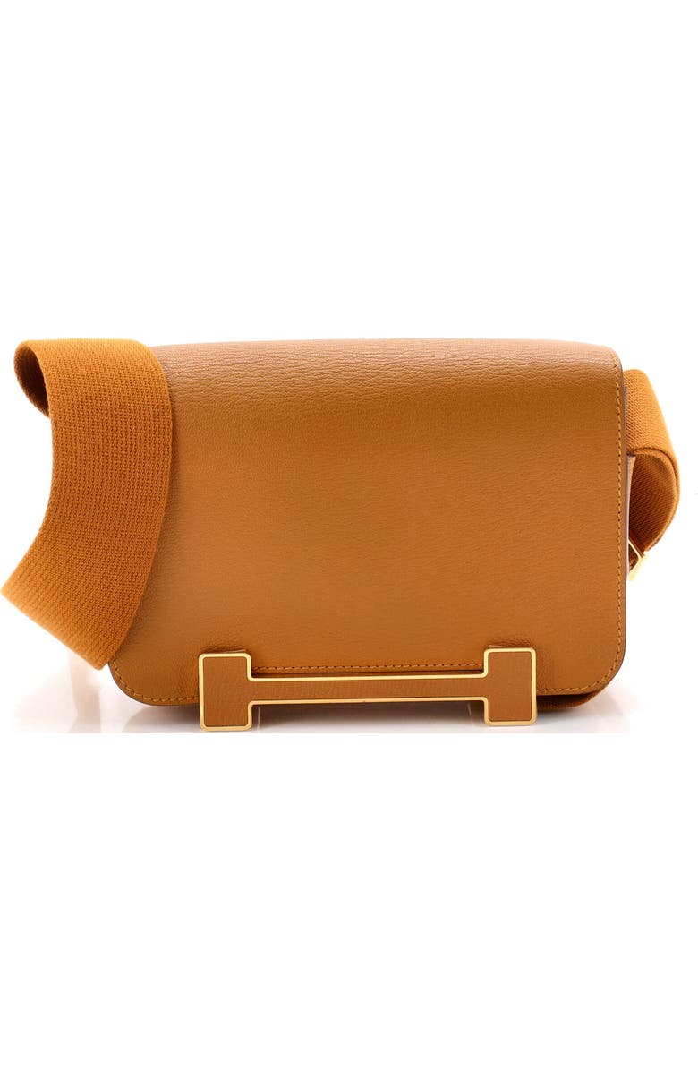 Pre-Owned Hermes Geta Bag Chevre Mysore, Main, color, Sesame