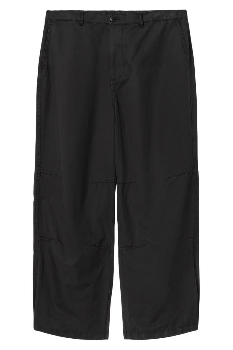 Echo Wide Leg Trousers, Alternate, color, ORCA BLACK