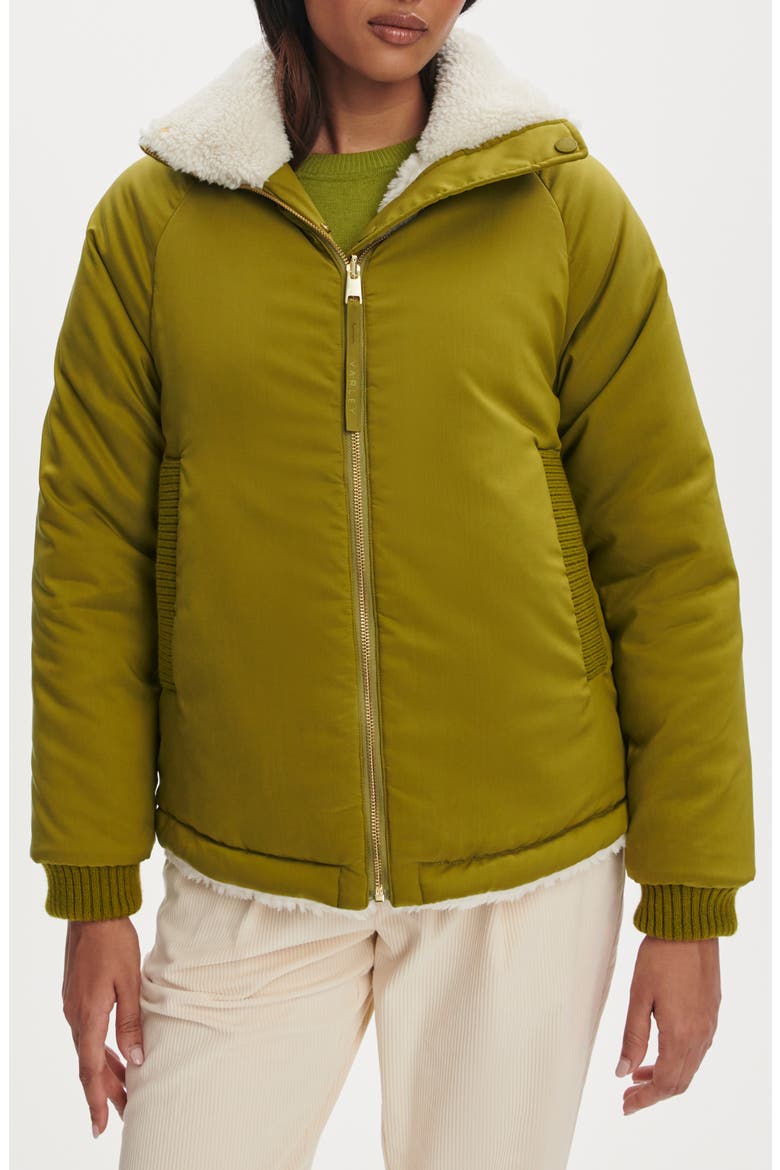 Glover Packable Reversible Jacket, Alternate, color, BIRCH / BRIGHT MOSS