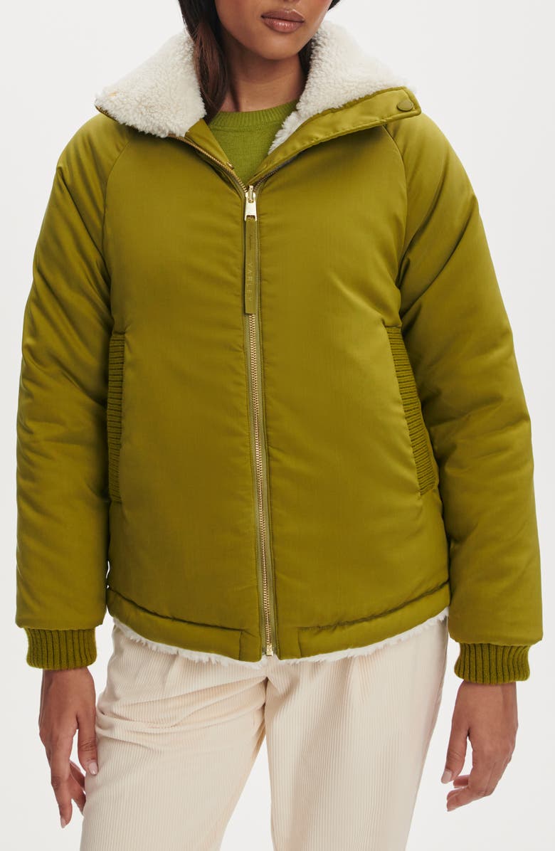 Varley Glover Packable Reversible Jacket, Alternate, color, Birch / Bright Moss