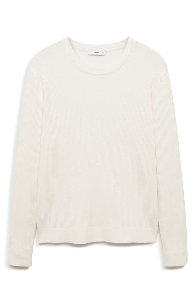 MANGO Rib Sweater, Alternate, color,