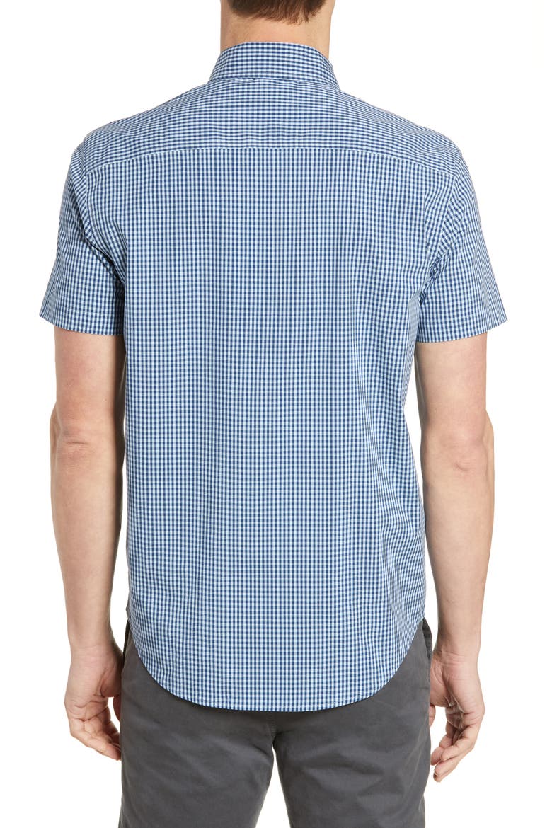 Anchor Classic Fit Gingham Shirt, Alternate, color, ZEN BLUE