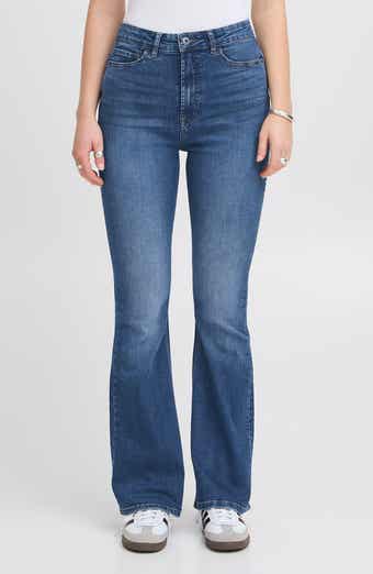 ICHI Twiggy Flared HIgh Waist Jeans